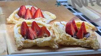 Nutella and strawberry 
